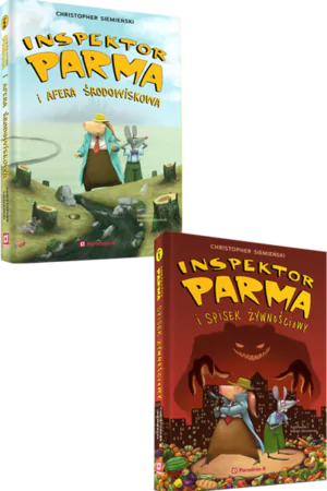 INSPEKTOR PARMA I SPISEK ŻYWNOŚCIOWY/AFERA ŚRODOWISKOWA - pakiet 2 książek
