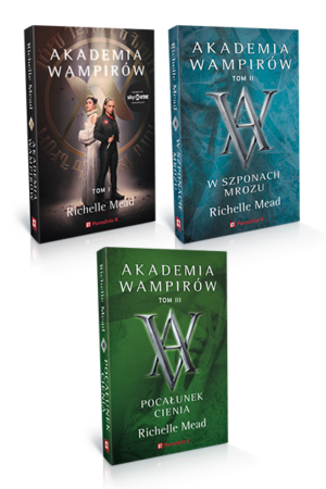 pakiet 3 książek akademia wamiprów